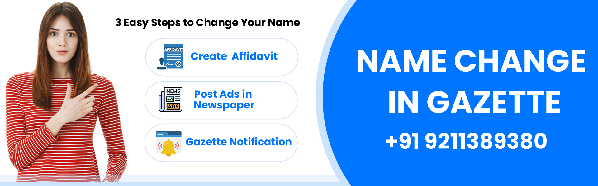 how to change name legally in delhi